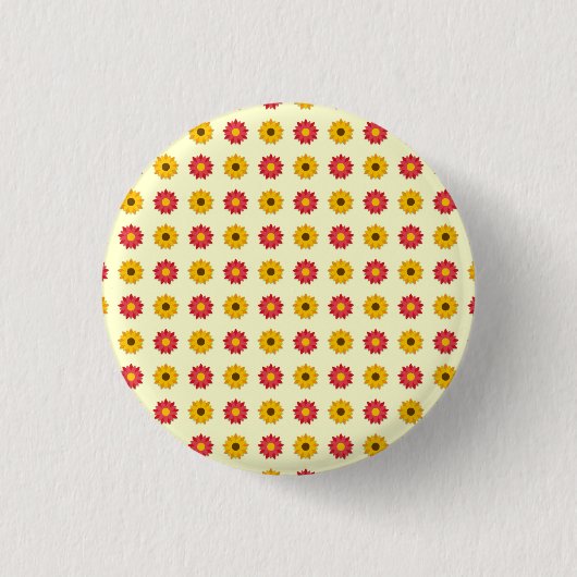 Vintage Bienenwerbung Button (Vorderseite)