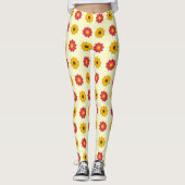 Vintage Bienenwerbung Leggings (Vorderseite)