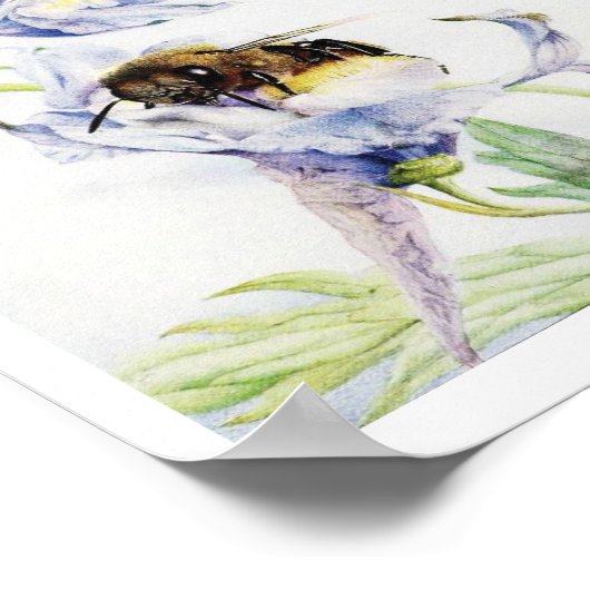 Vintage Bienenwerbung Poster (Ecke)