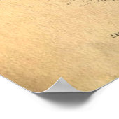 Vintage Bienenzucht Bienenstock Poster (Ecke)