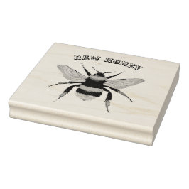 Vintage Bienenzucht Gummistempel