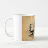 Vintage Bienenzucht Kaffeetasse (Links)