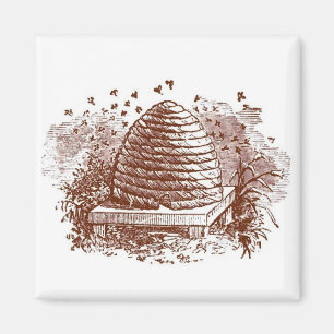 Vintage Bienenzucht Magnet