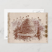 Vintage Bienenzucht Postkarte (Vorne/Hinten)