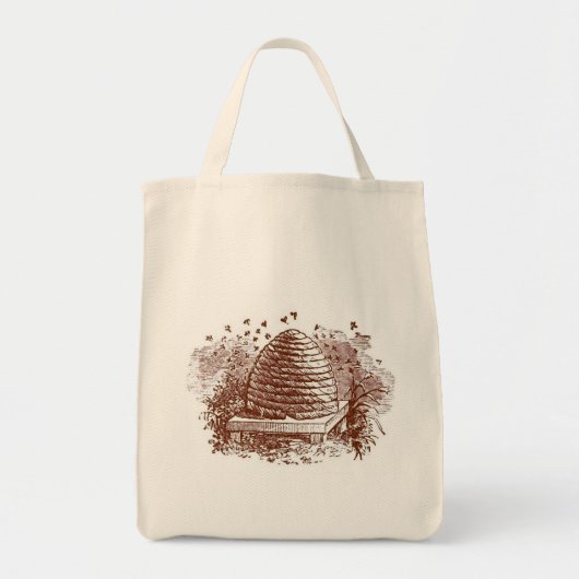 Vintage Bienenzucht Tragetasche (Vorne)