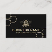 Vintage Bienenzucht Visitenkarte (Vorderseite)