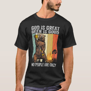 Vintage-Bier ist gut und Leute sind verrückt großa T-Shirt