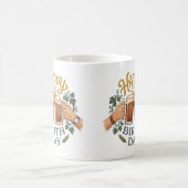 Vintage-Bier Prost zum Geburtstag Kunst Kaffeetasse (Mittel)
