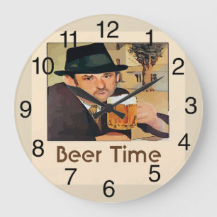 Vintage-Bier-Zeit, Große Wanduhr