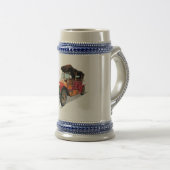 Vintage Bierglas (VorderseiteRechts)