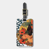 Vintage Biermuse Gepäckanhänger (Vorderseite vertikal)