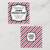 Vintage Biersteine Quadratische Visitenkarte (Vorne/Hinten)