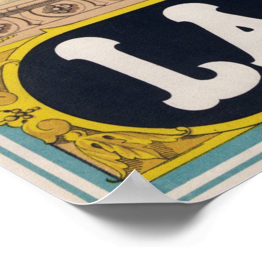 Vintage Bierwerbung Poster (Ecke)