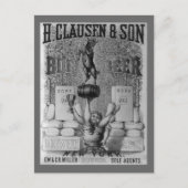 Vintage Bierwerbung Postkarte (Vorderseite)