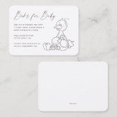 Vintage Big Bird-Babybuchanforderung Platzkarte (Vorne/Hinten)