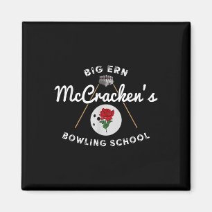 Vintage Big Ern Mccrackens Bowling-Schule Geschenk Magnet