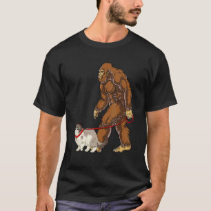 Vintage Big Foot Ragdoll Katze Wandern T-Shirt