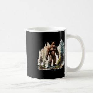 Vintage Bigfoot 70er Retro Wald Sasquatch Wandern  Kaffeetasse