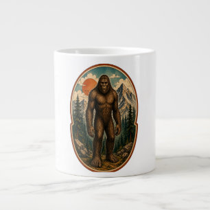 Vintage Bigfoot Bergwächter Aquarell Krypta Jumbo-Tasse
