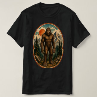 Vintage Bigfoot Bergwächter Aquarell Krypta T-Shirt
