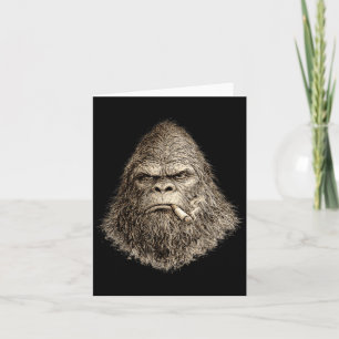 Vintage Bigfoot Street Y2K Style Meme Lustige Gesc Karte