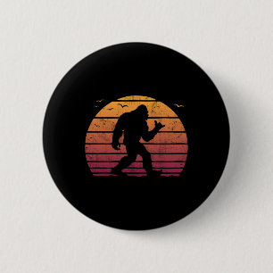 Vintage Bigfoot Surfen Strandurlaub Retro Surfen Button