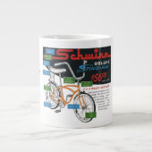Vintage Bike Ad Jumbo-Tasse (Vorderseite)