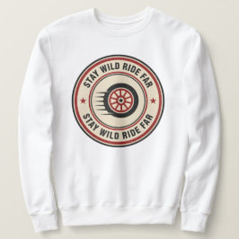 Vintage Biker Road Motion Sweatshirt