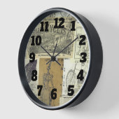 Vintage Biker- und Fahrradwerbung Uhr (Winkel)