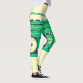 Vintage-Bild des klassischen Boom Box Leggings (Rechts)