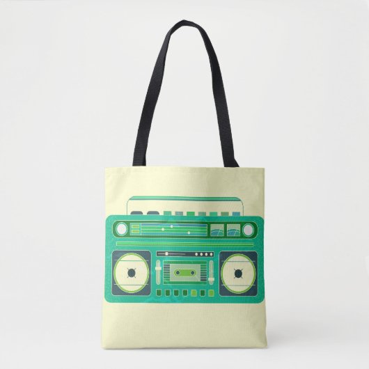 Vintage-Bild des klassischen Boom Box Tasche (Vorderseite)