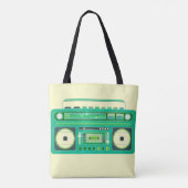 Vintage-Bild des klassischen Boom Box Tasche (Rückseite)