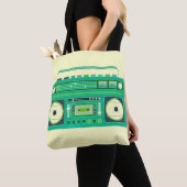 Vintage-Bild des klassischen Boom Box Tasche (Von Nahem)