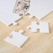 Vintage Bild-Karte Connecticuts Puzzle (Seite)