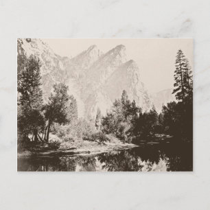 Vintage-Bild von Yosemite National Park Postkarte