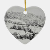 Vintage Bilder von Bethlehem Keramikornament (Vorne)