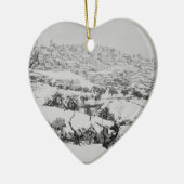 Vintage Bilder von Bethlehem Keramikornament (Links)