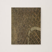 Vintage bildhafte Karte von Columbus Ohio (1872) Puzzle (Vertikal)