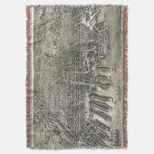 Vintage bildhafte Karte von Hoboken NJ (1904) Decke (Vorderseite Vertikal)