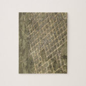 Vintage bildhafte Karte von Kolumbien Sc (1872) Puzzle (Vertikal)