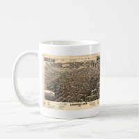 Vintage bildhafte Karte von Leadville Co (1882)