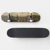 Vintage bildhafte Karte von Milwaukee WI (1898) Skateboard (Horizontal)