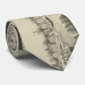 Vintage bildhafte Karte von Philadelphia PA (1875) Krawatte (Gerollt)