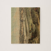 Vintage bildhafte Karte von St Paul Minnesota Puzzle (Vertikal)