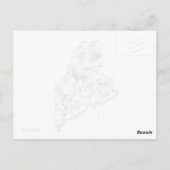 Vintage Bildkarte  Staat zeichnen Postkarte (Rückseite)