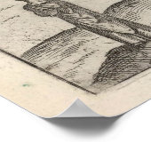 Vintage Bildkarte von Kairo Ägypten (1575) Poster (Ecke)