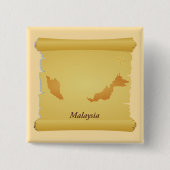 Vintage Bildrolle Malaysia Map Button (Vorderseite)