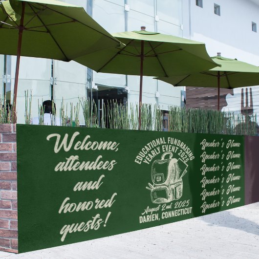 Vintage Bildungsveranstaltung Banner