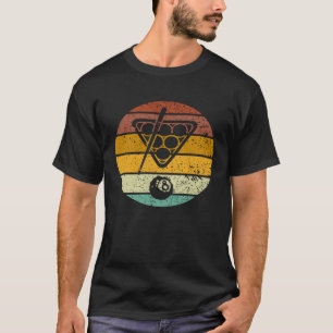 Vintage Billard 8 Ball Pool Spieler Retro Pool Sno T-Shirt
