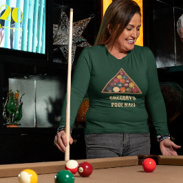 Vintage Billard-Balls - Geeigneter Billardtisch T-Shirt